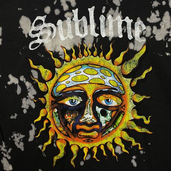Sublime 40 Oz To Freedom Album Cover Sun Logo Tie-Dye T-Shirt Large - Picture 2 of 4